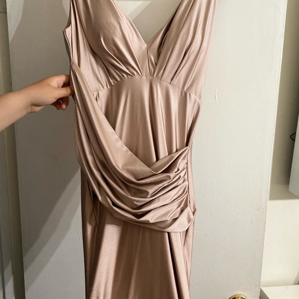 Rose gold L dress